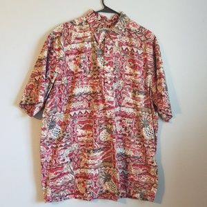 reyn spooner Shirts - Men's Reyn Spooner half button shirt, size XXL reyn spooner Shirts - Men's Reyn Spooner half button shirt, size XXL
